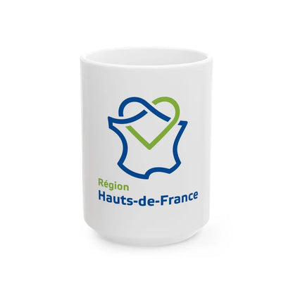 Flag of Hauts de France France - White Coffee Mug-15oz-Go Mug Yourself