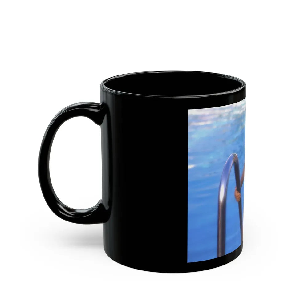 Terry Moore #415 - Unreleased Aug. '84 Playboy Photo from shoot non nude1 (Vintage Female Icon) Black Coffee Mug-Go Mug Yourself