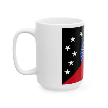 Flag of Sandaun Papa New Guinea - White Coffee Mug-Go Mug Yourself