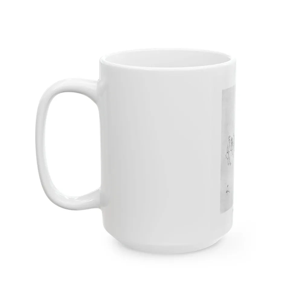 From the Jaye Oliver Archives, Jacques Costet, 1945 - White Coffee Mug-Go Mug Yourself