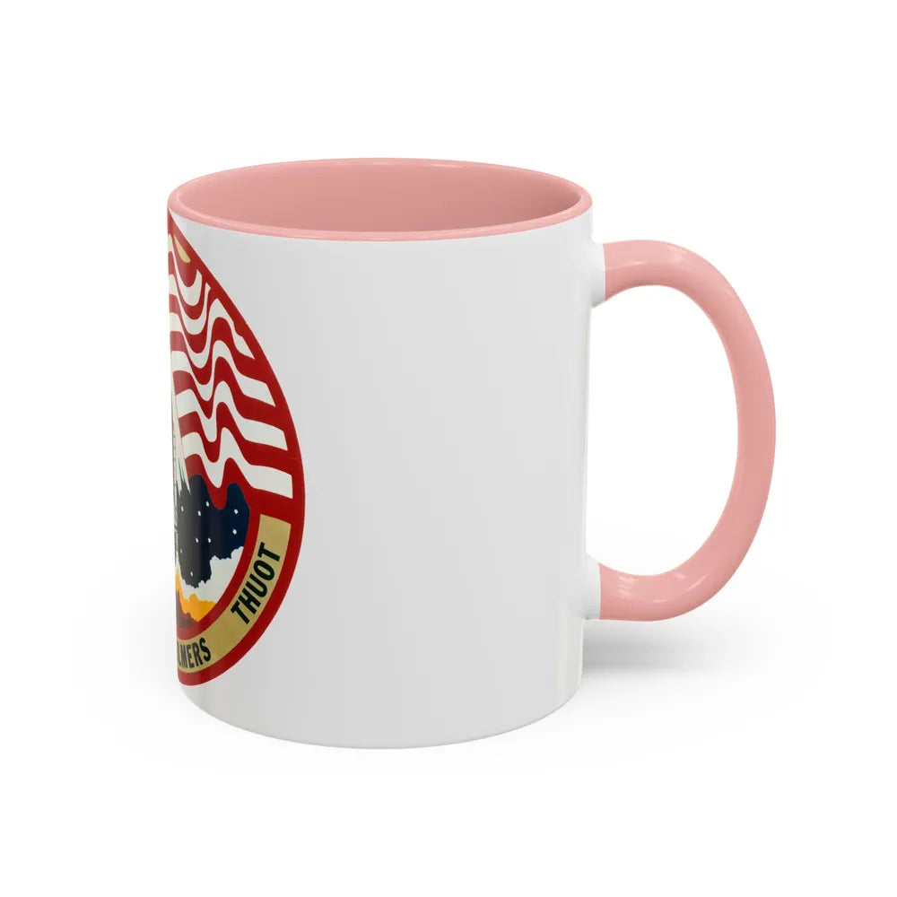 STS 36 (NASA) Accent Coffee Mug-Go Mug Yourself