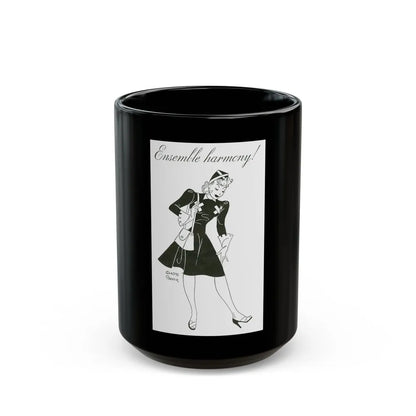 Ensemble harmony (1), 1941 - Black Coffee Mug-15oz-Go Mug Yourself