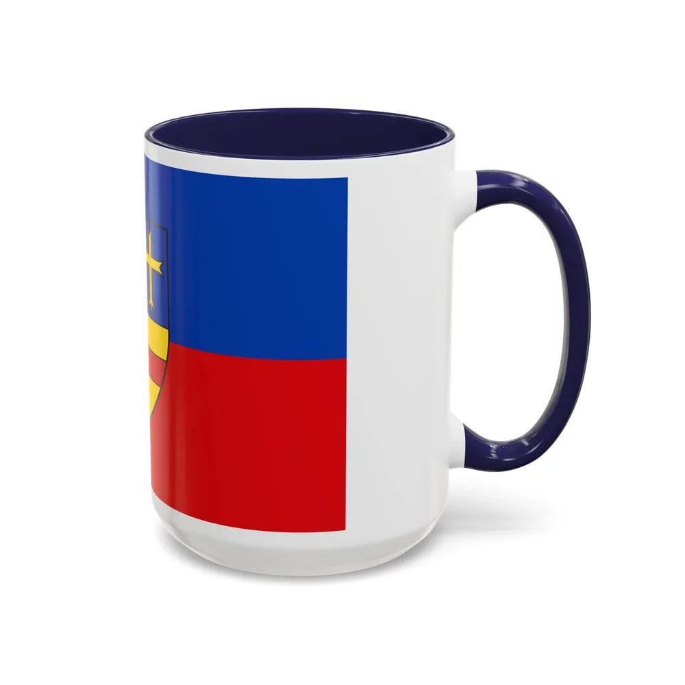 Flag of Cloppenburg Germany - Accent Coffee Mug-Go Mug Yourself