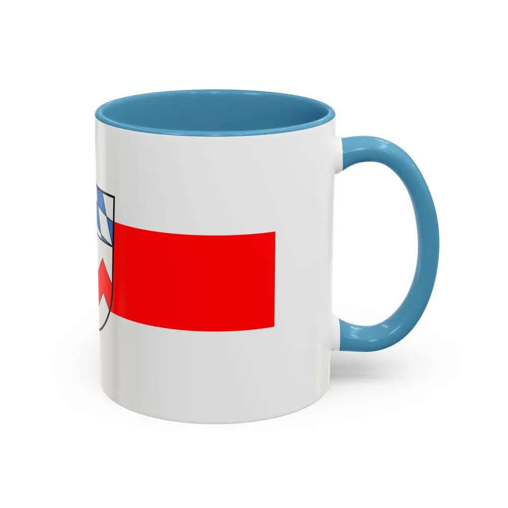 Flag of Dachau Germany - Accent Coffee Mug-Go Mug Yourself