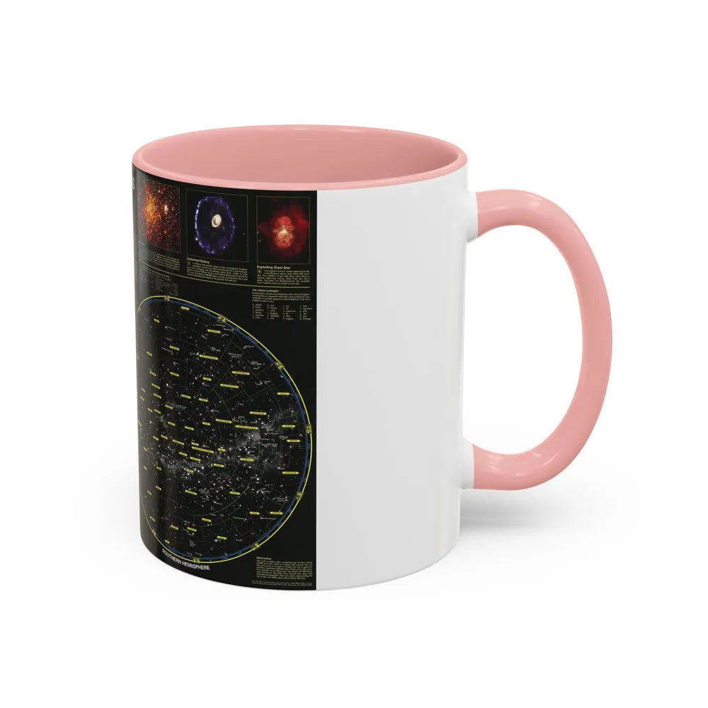 Heavens, The (1995) (Map) Accent Coffee Mug-Go Mug Yourself