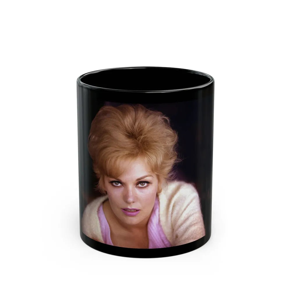 Kim Novak #321 (Vintage Female Icon) Black Coffee Mug-11oz-Go Mug Yourself