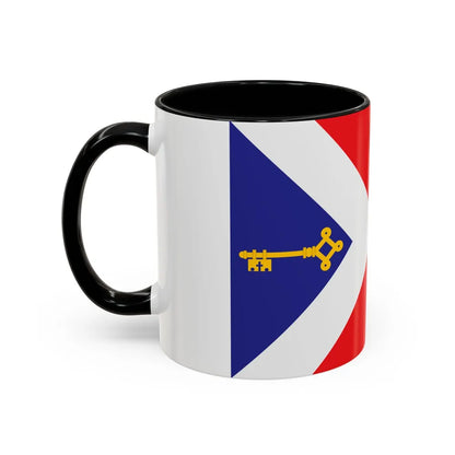 Flag of Gori Georgia - Accent Coffee Mug-Go Mug Yourself