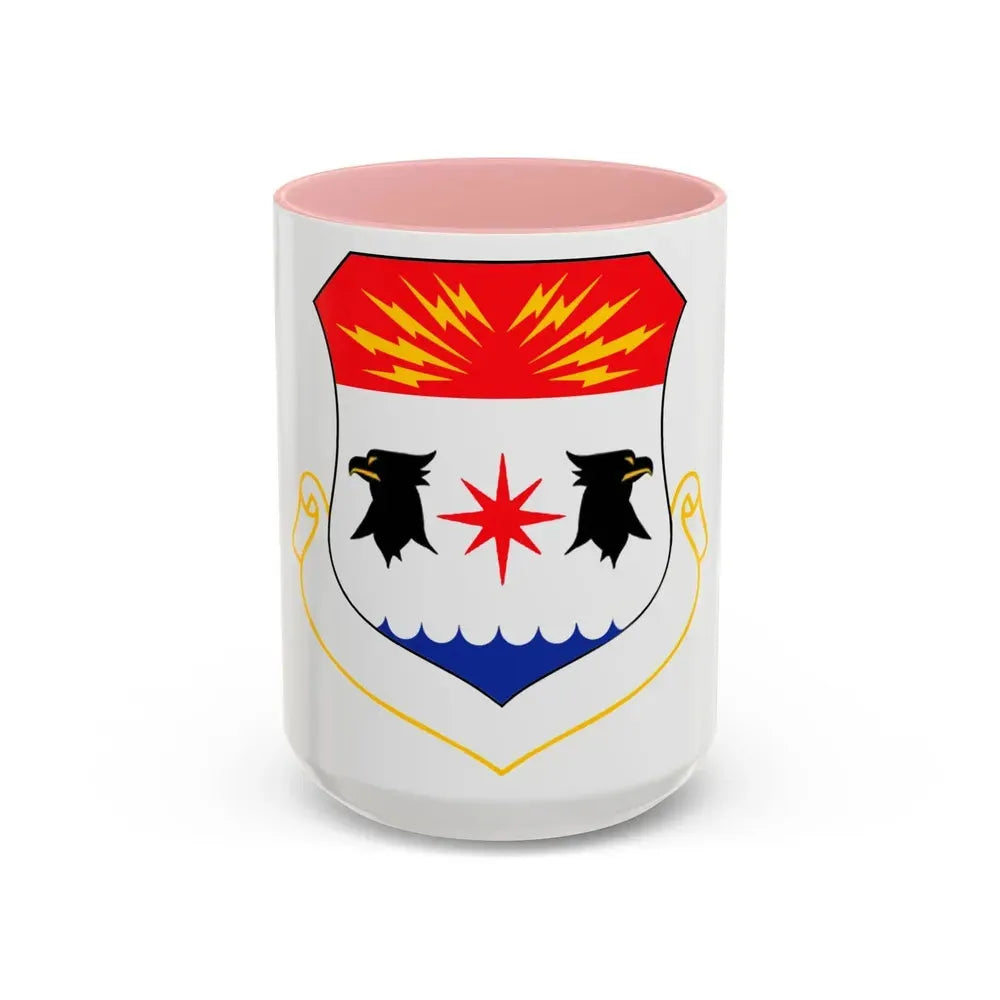 8th Air Division (U.S. Air Force) Accent Coffee Mug 15oz Pink - Go Mug Yourself