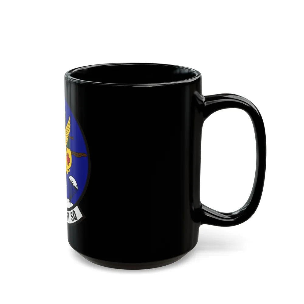 8th Airlift Squadron (U.S. Air Force) Black Coffee Mug-Go Mug Yourself