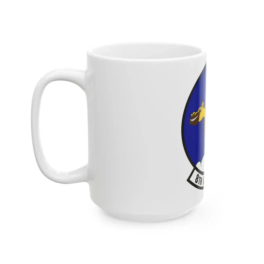 8th Airlift Squadron (U.S. Air Force) White Coffee Mug - Go Mug Yourself