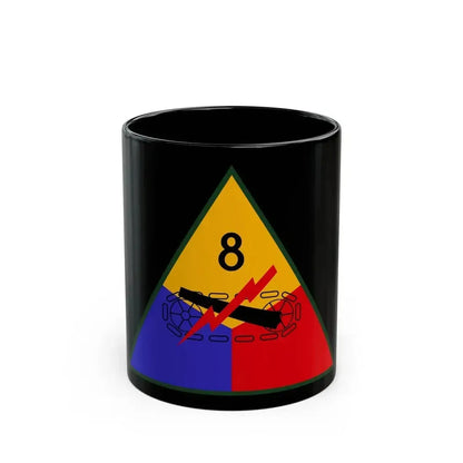 8th Armored Division (U.S. Army) Black Coffee Mug 11oz - Go Mug Yourself