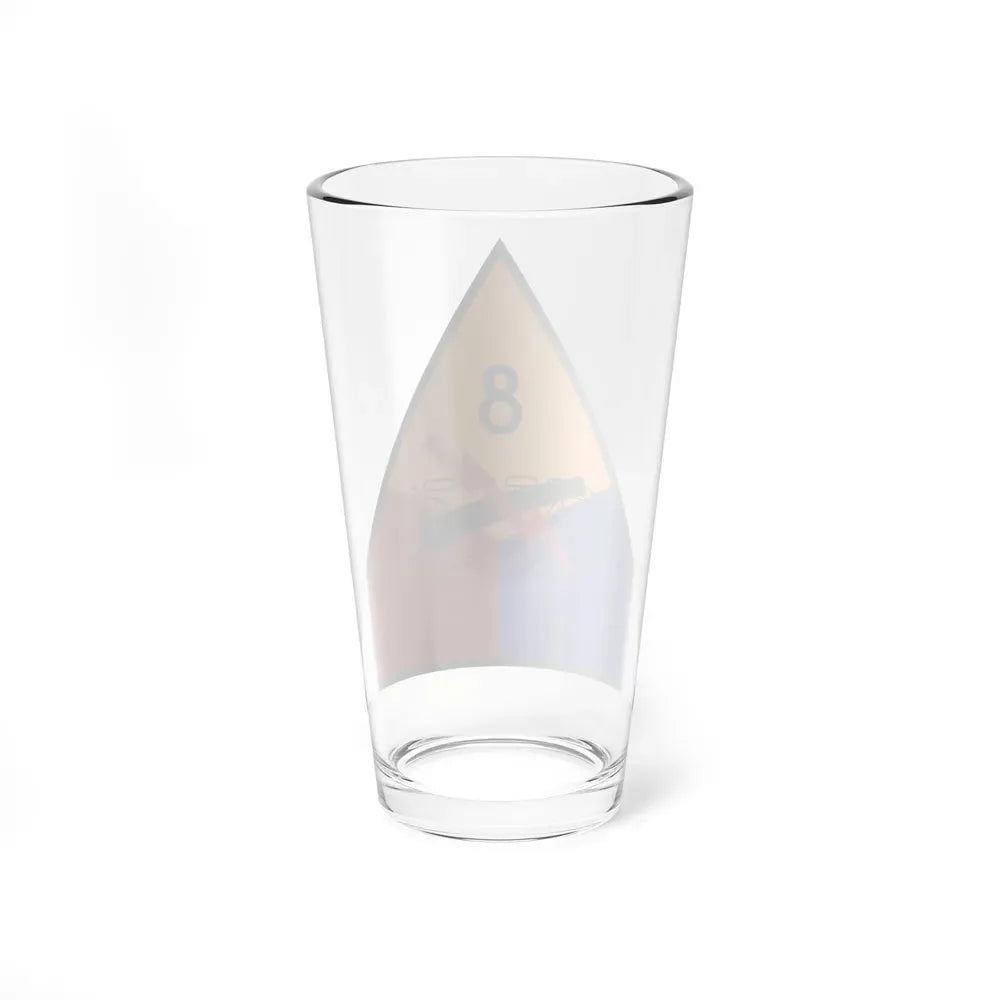 8th Armored Division (U.S. Army) Pint Glass 16oz - Go Mug Yourself
