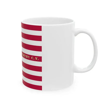 8th California Infantry Regiment flag (United States) White Coffee Mug - Go Mug Yourself