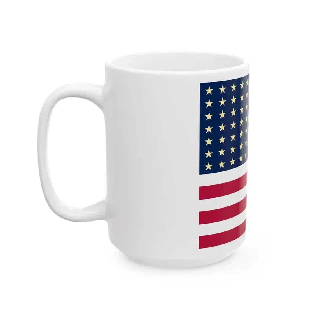 8th California Infantry Regiment flag (United States) White Coffee Mug - Go Mug Yourself