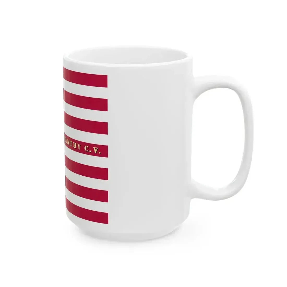 8th California Infantry Regiment flag (United States) White Coffee Mug - Go Mug Yourself