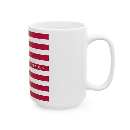 8th California Infantry Regiment flag (United States) White Coffee Mug - Go Mug Yourself