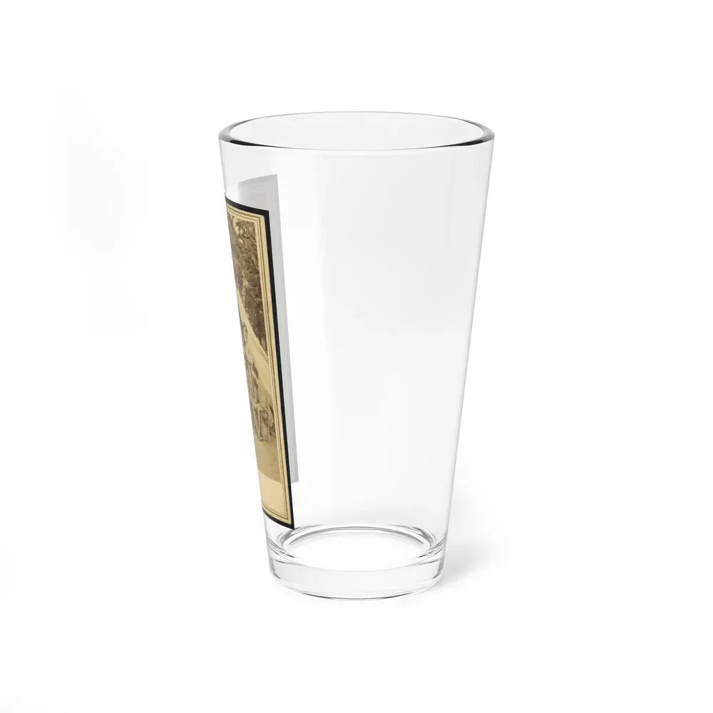 8th Company Soldiers At A Military Camp, Possibly In Washington, D.C. (U.S. Civil War) Pint Glass 16oz - Go Mug Yourself