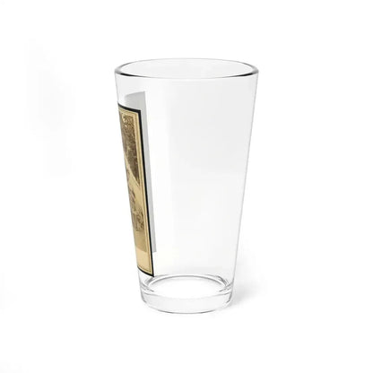 8th Company Soldiers At A Military Camp, Possibly In Washington, D.C. (U.S. Civil War) Pint Glass 16oz - Go Mug Yourself