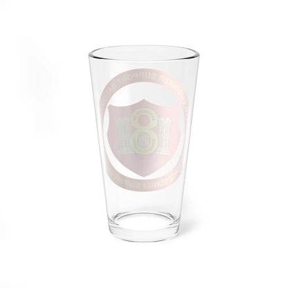 8th Engineer Support Battalion 2nd Force Service Support Group (USMC) Pint Glass 16oz-Go Mug Yourself