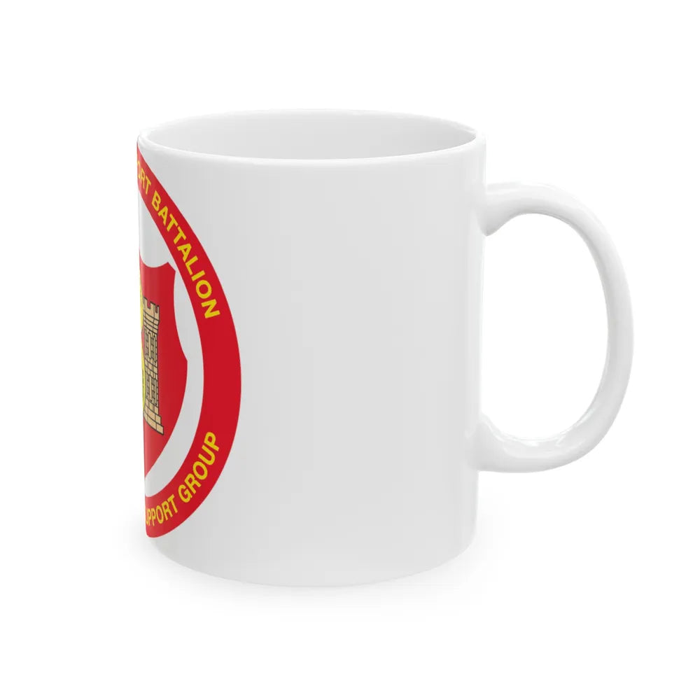 8th Engineer Support Battalion 2nd Force Service Support Group (USMC) White Coffee Mug-Go Mug Yourself