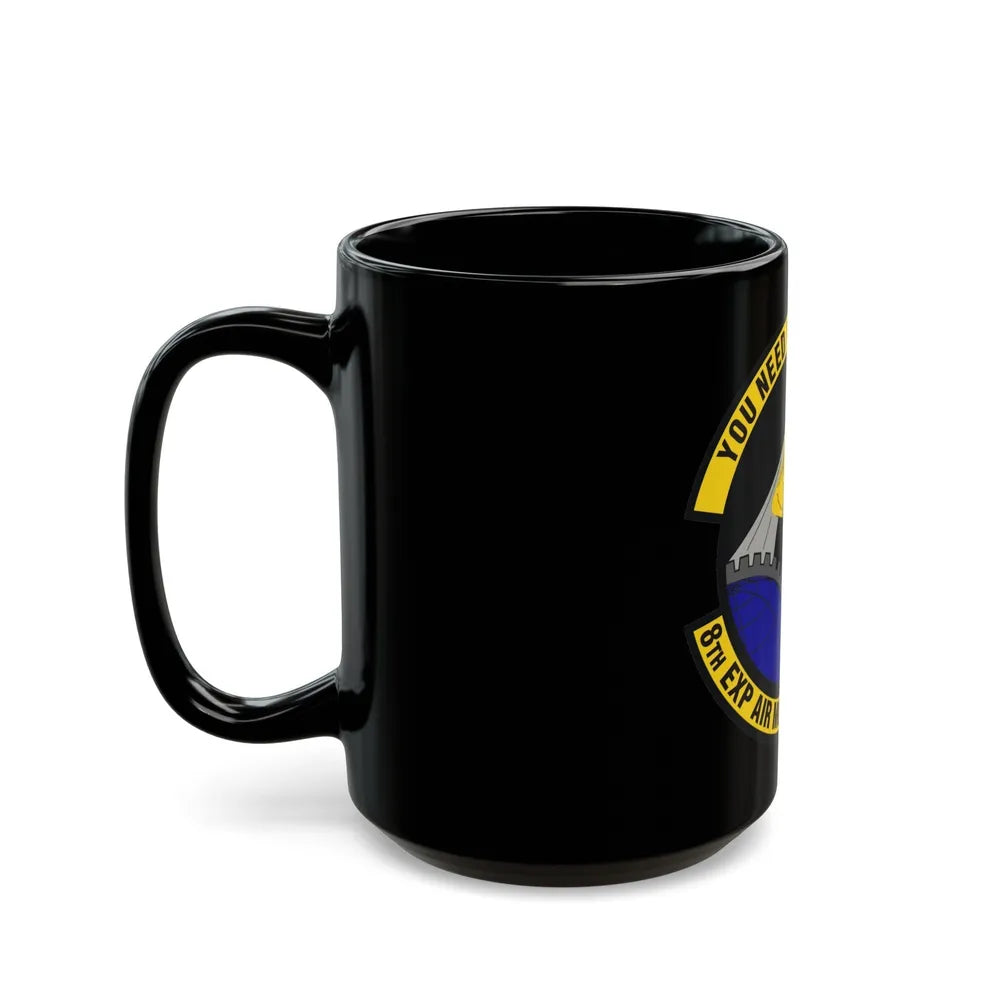 8th Expeditionary Air Mobility Squadron (U.S. Air Force) Black Coffee Mug-Go Mug Yourself