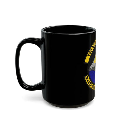 8th Expeditionary Air Mobility Squadron (U.S. Air Force) Black Coffee Mug-Go Mug Yourself