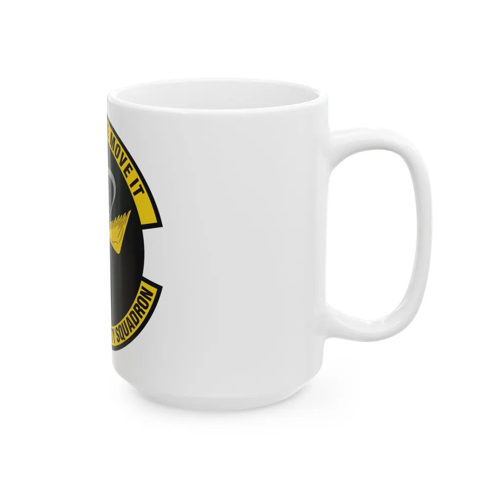 8th Expeditionary Air Mobility Squadron (U.S. Air Force) White Coffee Mug-Go Mug Yourself