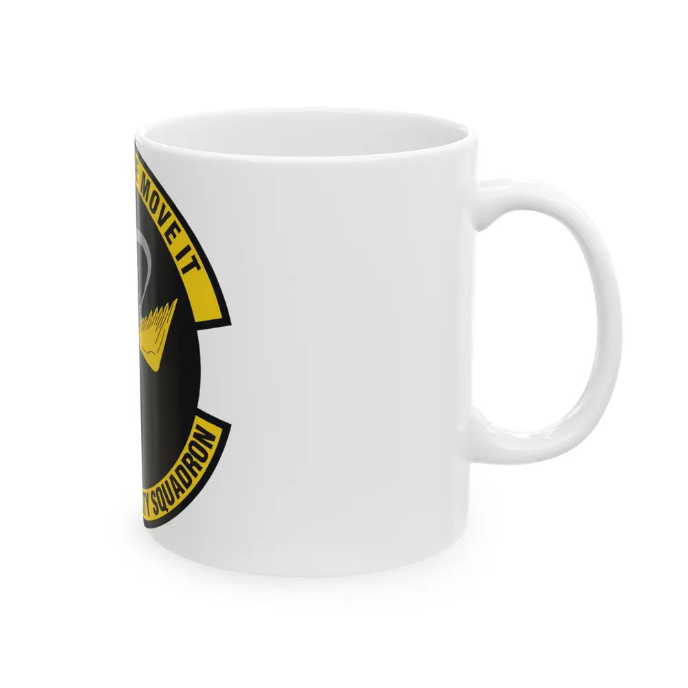 8th Expeditionary Air Mobility Squadron (U.S. Air Force) White Coffee Mug-Go Mug Yourself