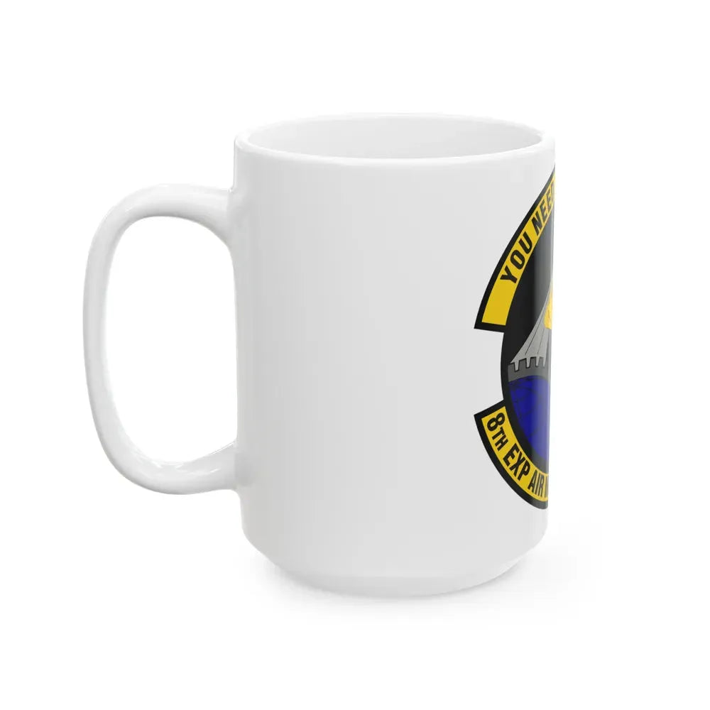 8th Expeditionary Air Mobility Squadron (U.S. Air Force) White Coffee Mug - Go Mug Yourself