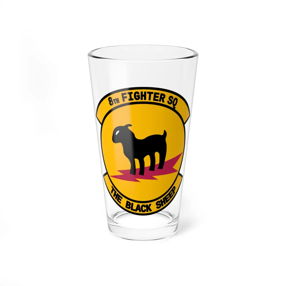 8th Fighter Squadron (U.S. Air Force) Pint Glass 16oz-16oz-Go Mug Yourself