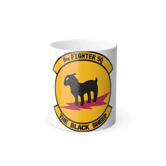 8th Fighter Squadron (U.S. Air Force) Color Changing Coffee Mug 11oz - Go Mug Yourself