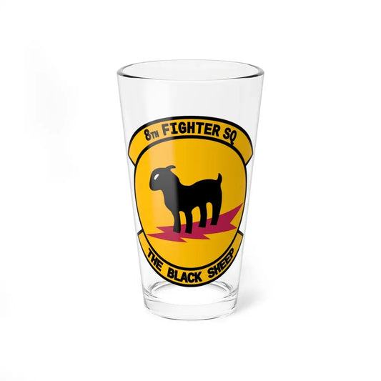 8th Fighter Squadron (U.S. Air Force) Pint Glass 16oz 16oz - Go Mug Yourself