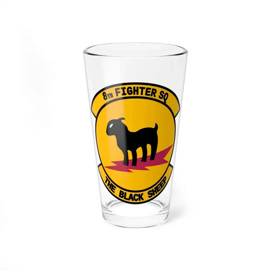 8th Fighter Squadron (U.S. Air Force) Pint Glass 16oz 16oz - Go Mug Yourself