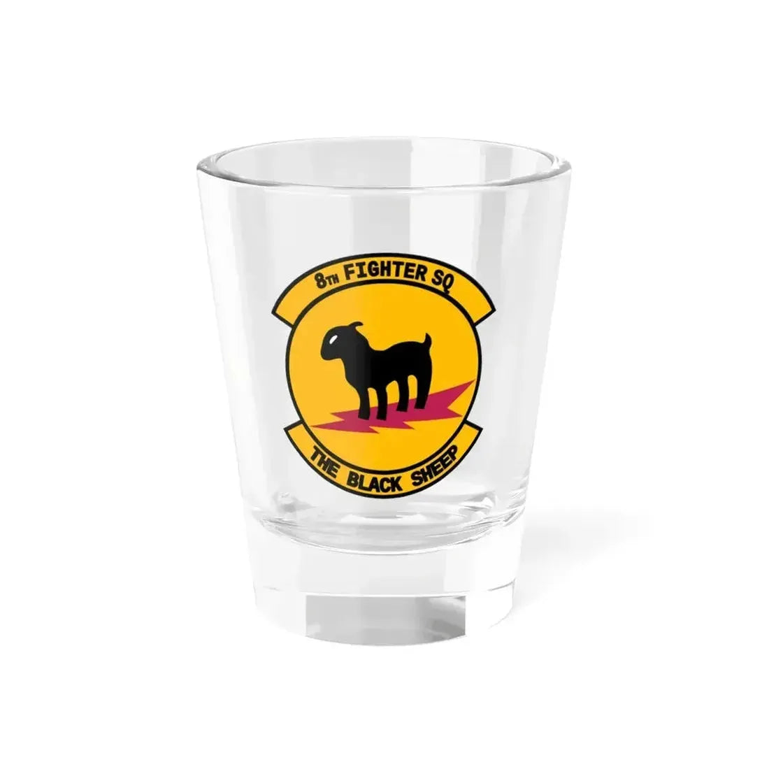 8th Fighter Squadron (U.S. Air Force) Shot Glass 1.5oz 1.5oz - Go Mug Yourself