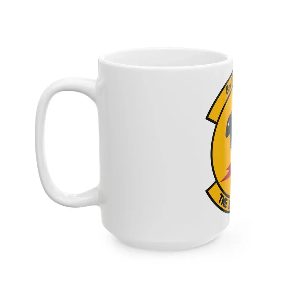 8th Fighter Squadron (U.S. Air Force) White Coffee Mug - Go Mug Yourself