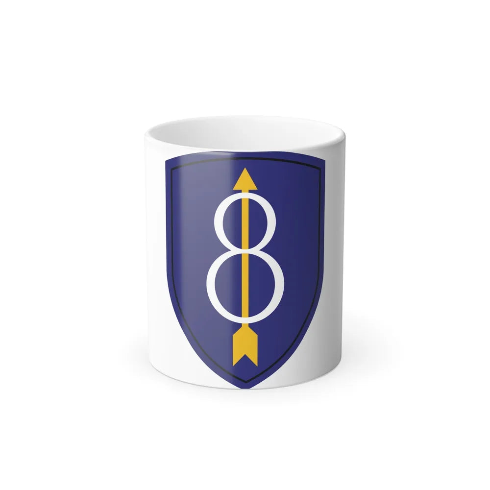8th Infantry Division patch (U.S. Army) Color Changing Coffee Mug-11oz-Go Mug Yourself