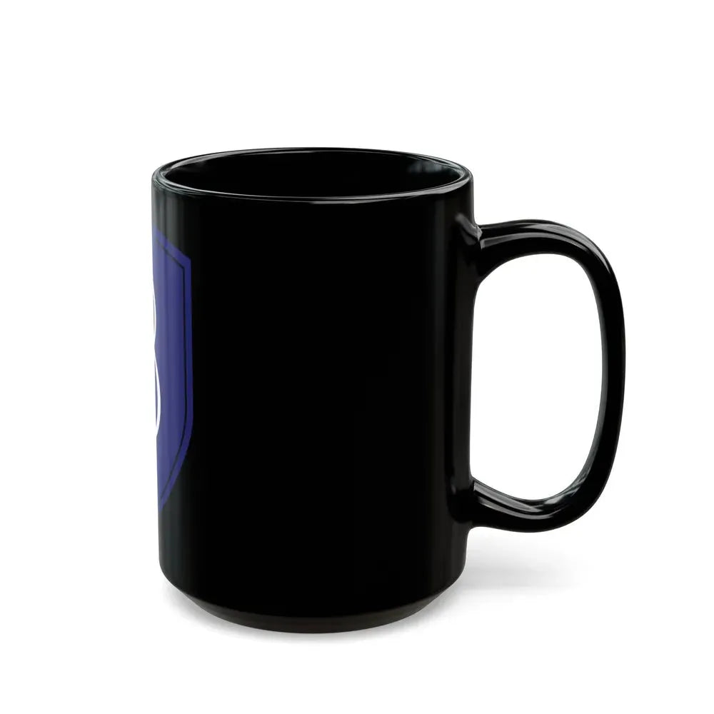 8th Infantry Division patch (U.S. Army) Black Coffee Mug - Go Mug Yourself