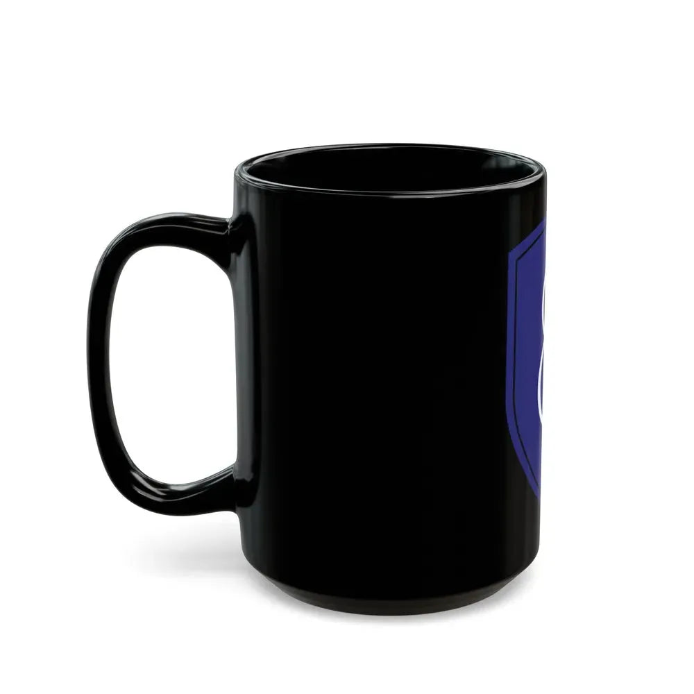 8th Infantry Division patch (U.S. Army) Black Coffee Mug - Go Mug Yourself