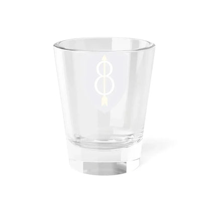 8th Infantry Division patch (U.S. Army) Shot Glass 1.5oz - Go Mug Yourself