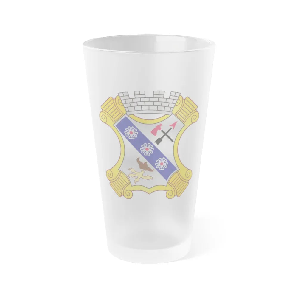 8th Infantry Regiment (U.S. Army) Frosted Pint Glass 16oz-Go Mug Yourself