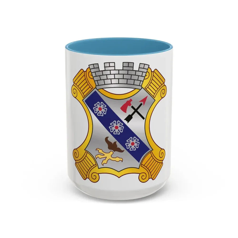 8th Infantry Regiment (U.S. Army) Accent Coffee Mug 15oz Light Blue - Go Mug Yourself
