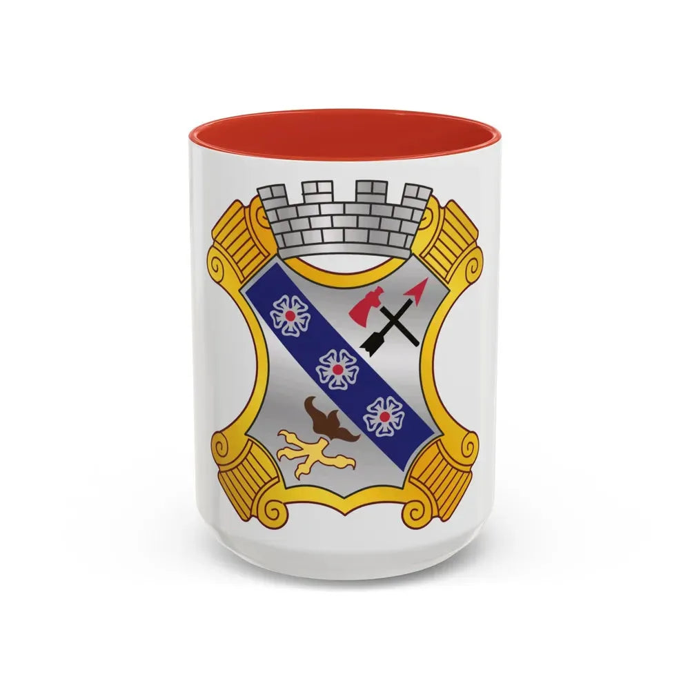 8th Infantry Regiment (U.S. Army) Accent Coffee Mug 15oz Red - Go Mug Yourself