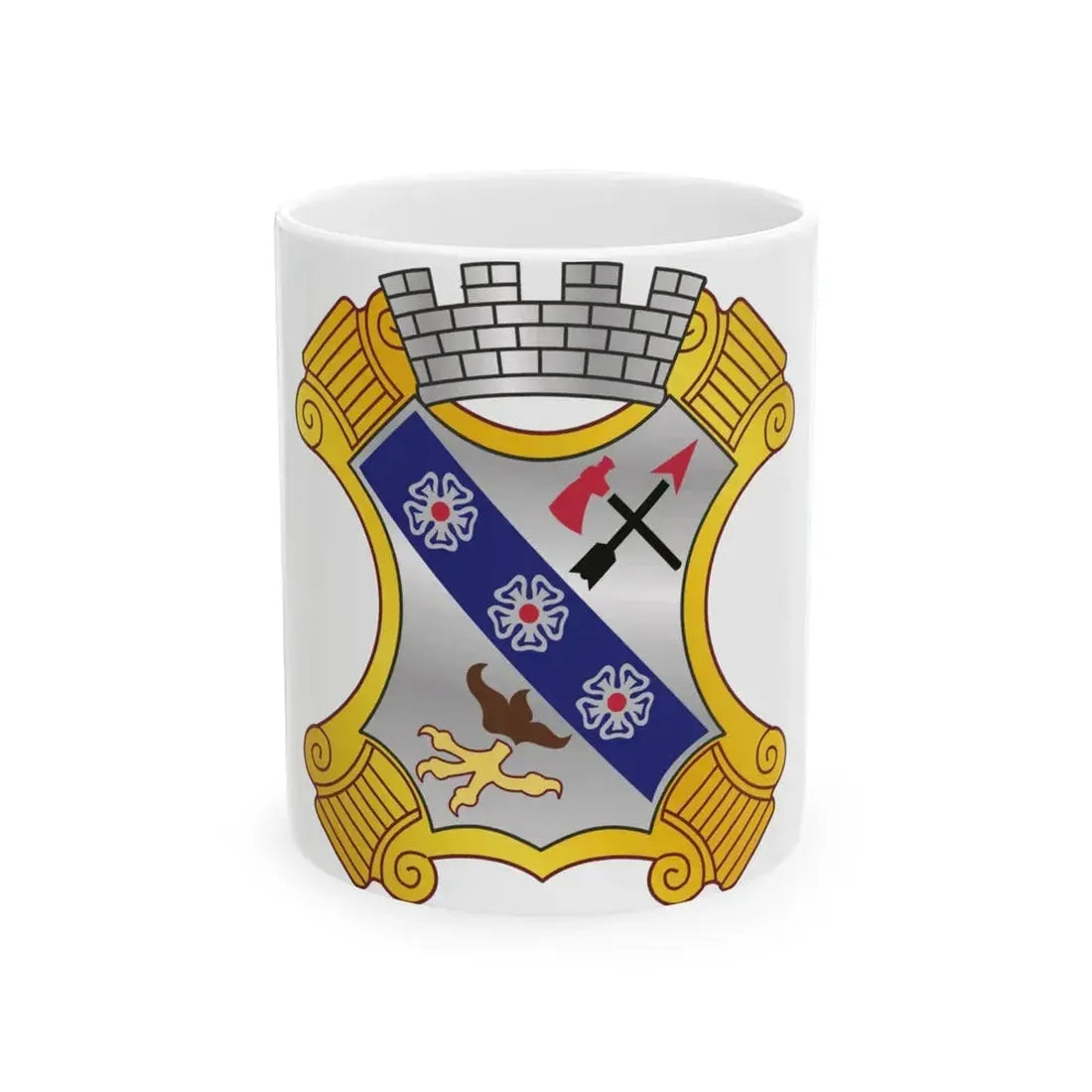 8th Infantry Regiment (U.S. Army) White Coffee Mug - Go Mug Yourself