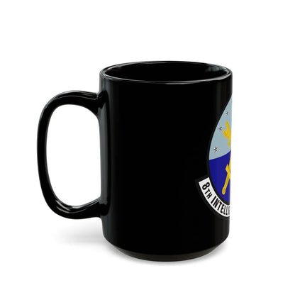 8th Intelligence Squadron (U.S. Air Force) Black Coffee Mug-Go Mug Yourself