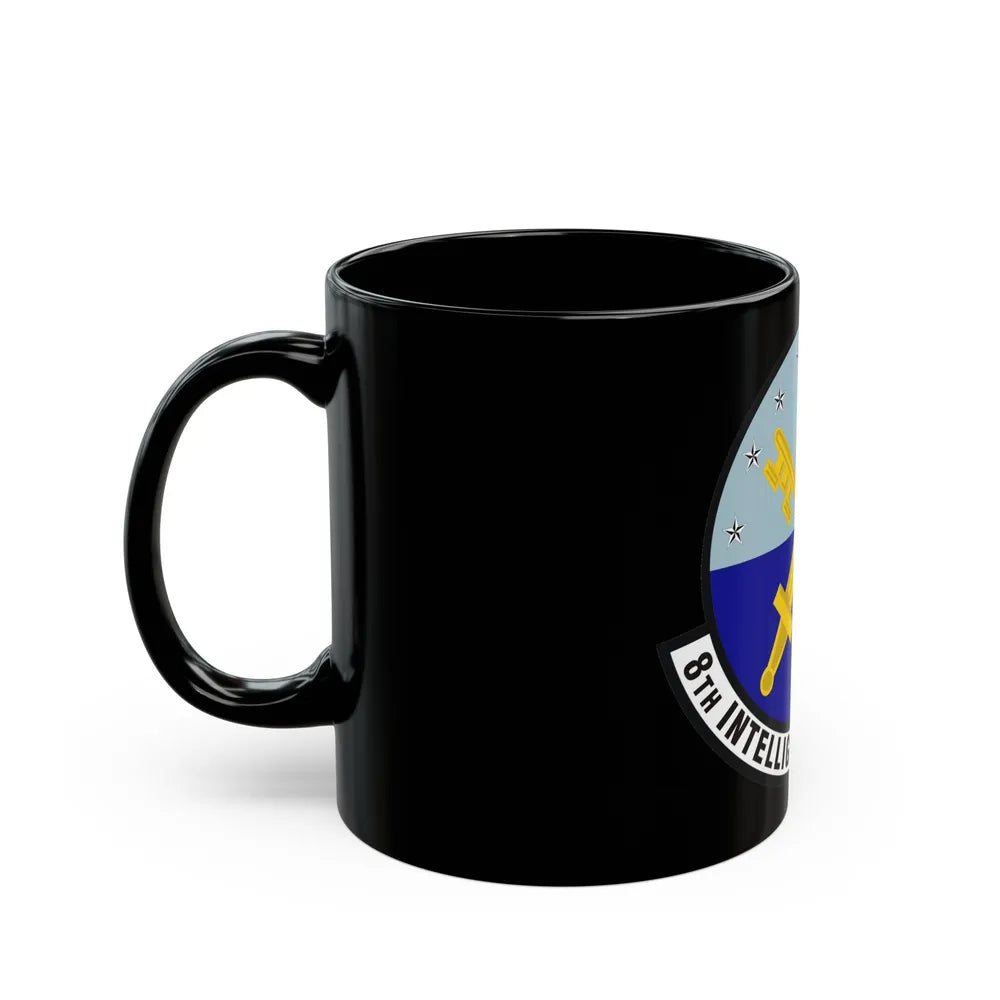 8th Intelligence Squadron (U.S. Air Force) Black Coffee Mug-Go Mug Yourself