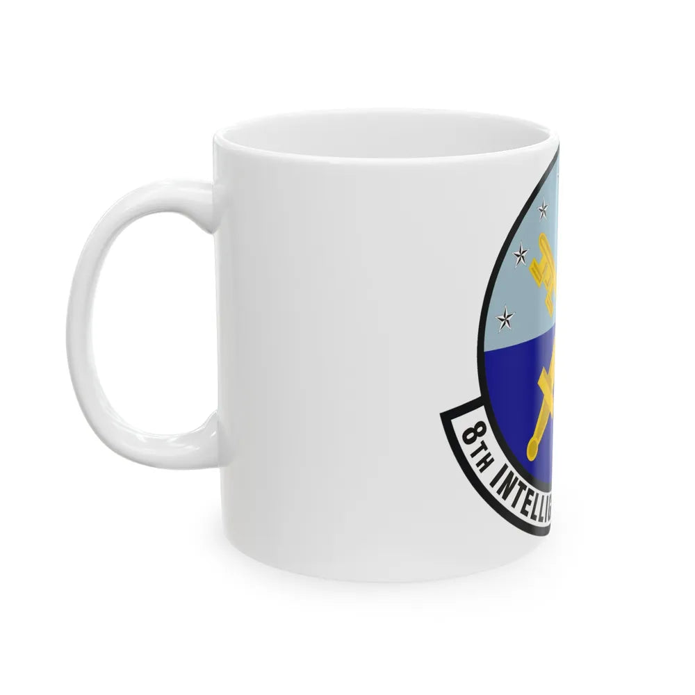 8th Intelligence Squadron (U.S. Air Force) White Coffee Mug-Go Mug Yourself