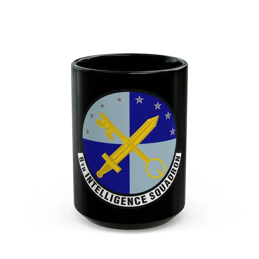 8th Intelligence Squadron (U.S. Air Force) Black Coffee Mug 15oz - Go Mug Yourself