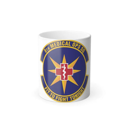 8th Medical Operations Squadron (U.S. Air Force) Color Changing Coffee Mug-11oz-Go Mug Yourself