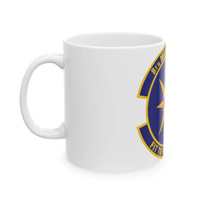 8th Medical Operations Squadron (U.S. Air Force) White Coffee Mug-Go Mug Yourself