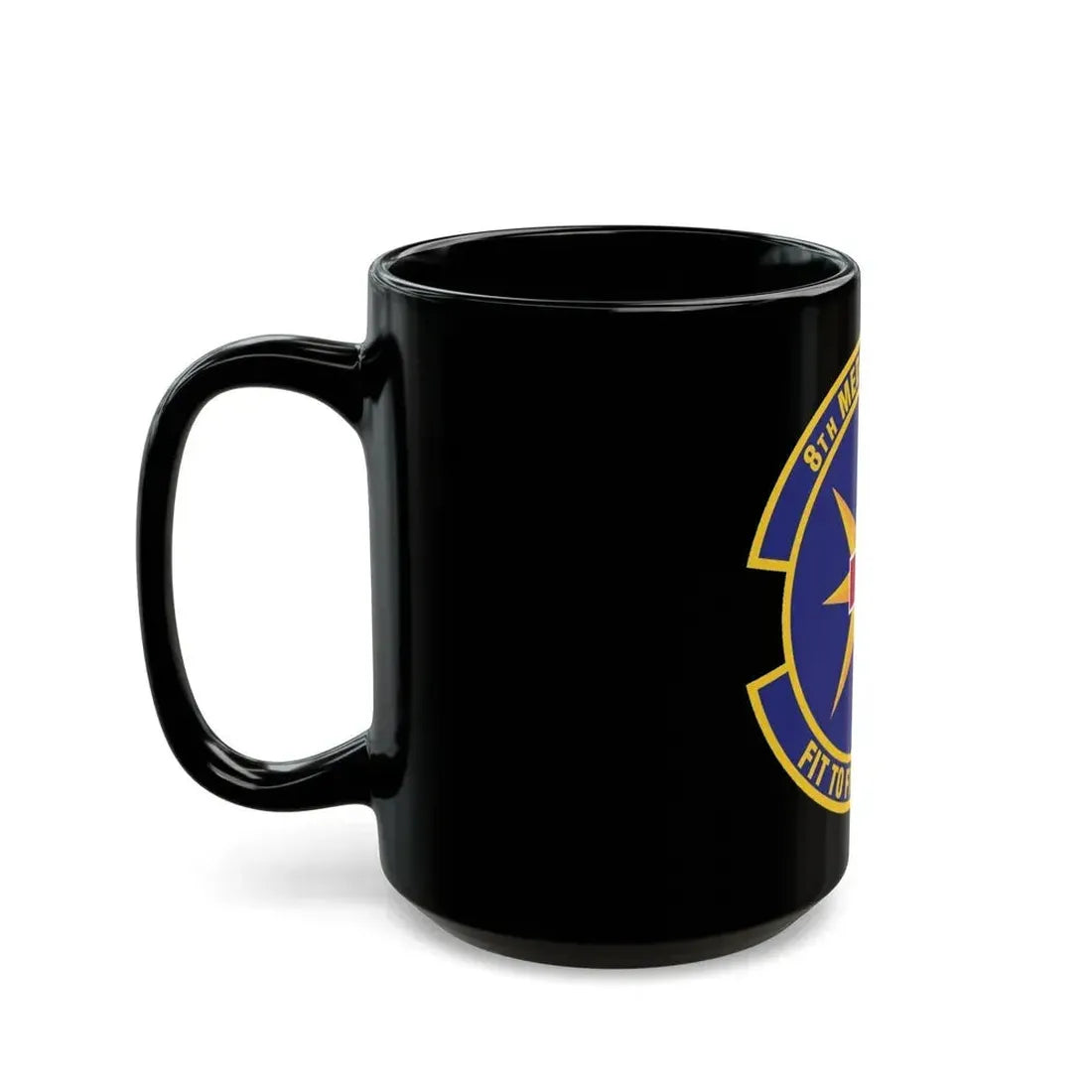 8th Medical Operations Squadron (U.S. Air Force) Black Coffee Mug - Go Mug Yourself
